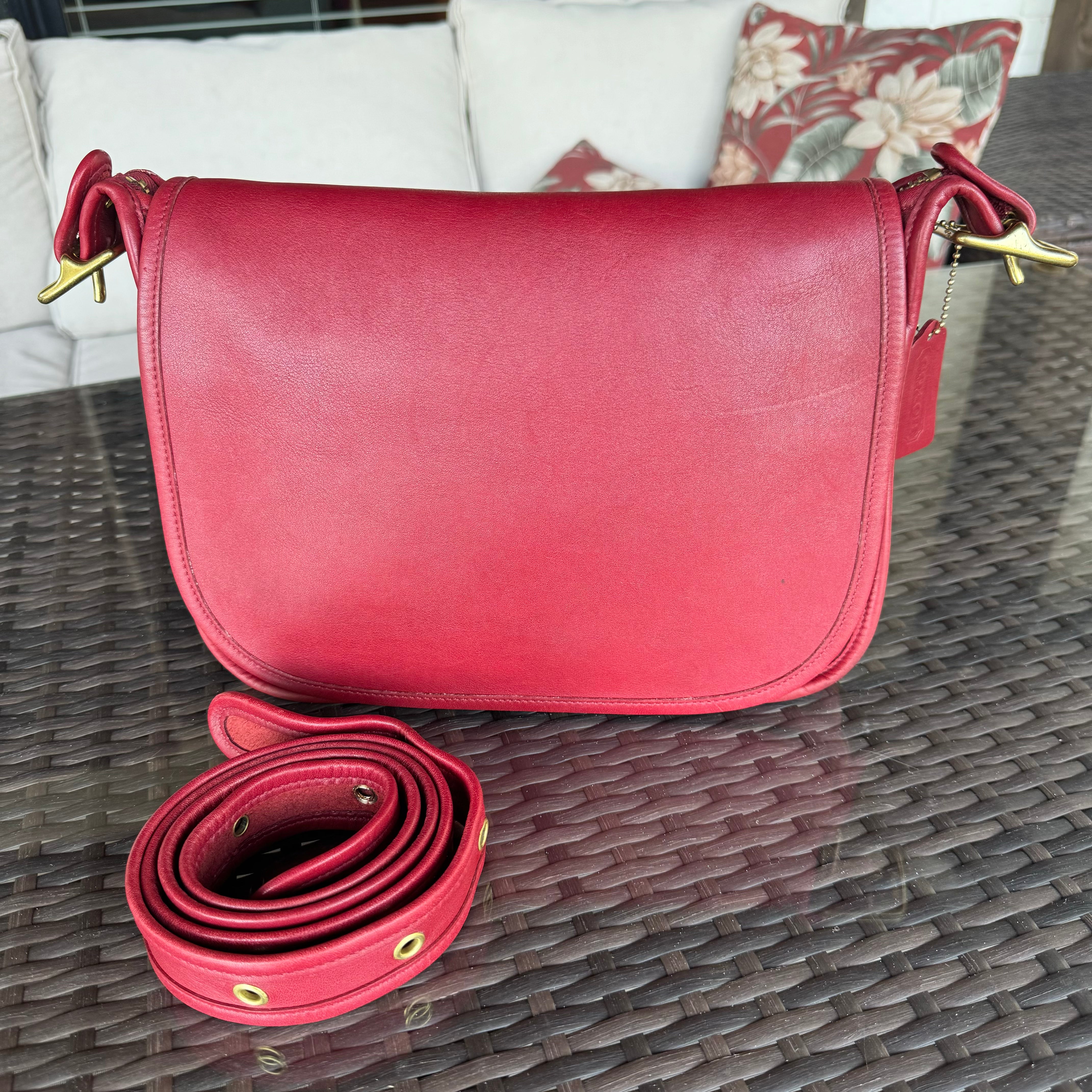 Vintage Coach Red Patricias Legacy 9951