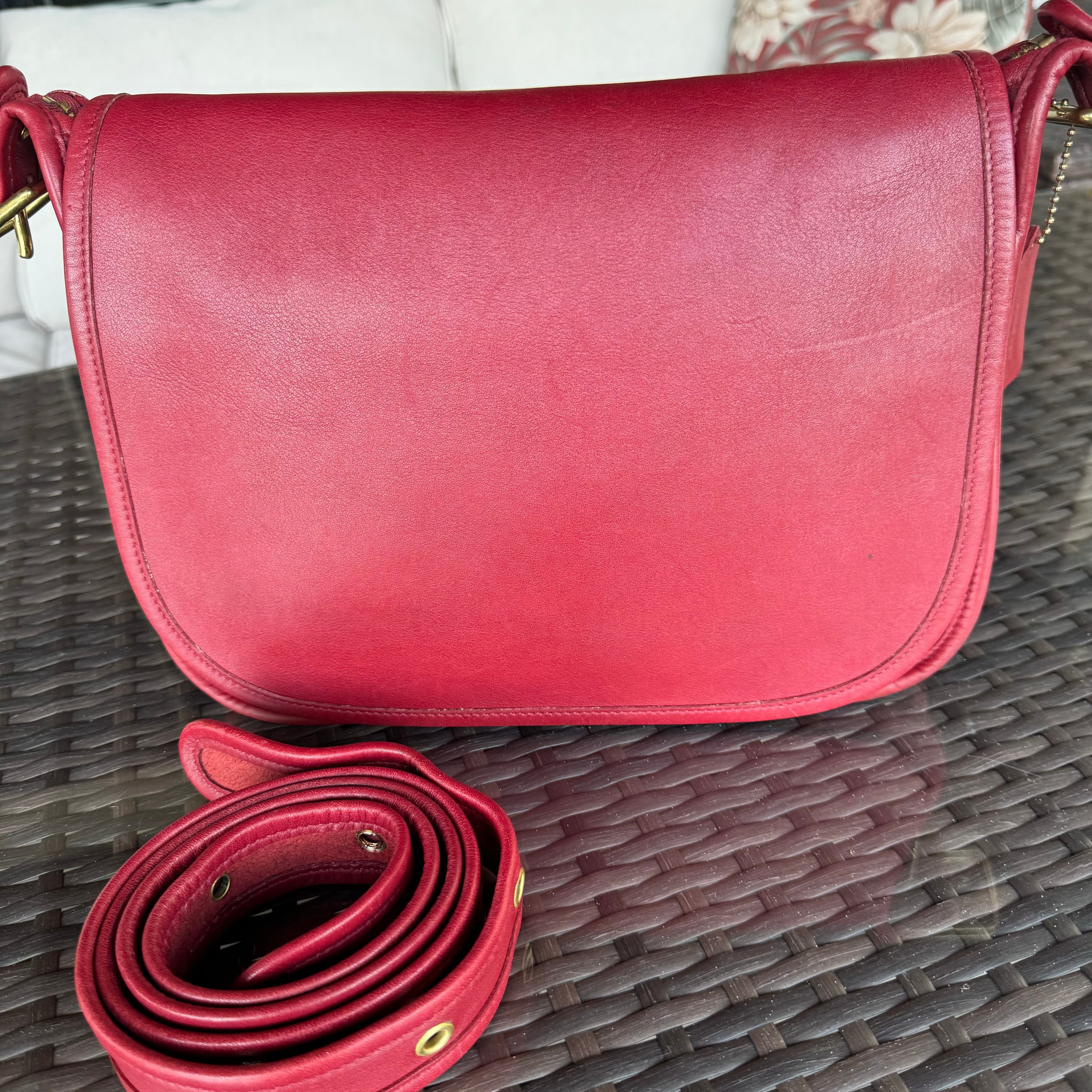 Vintage Coach Red Patricias Legacy 9951