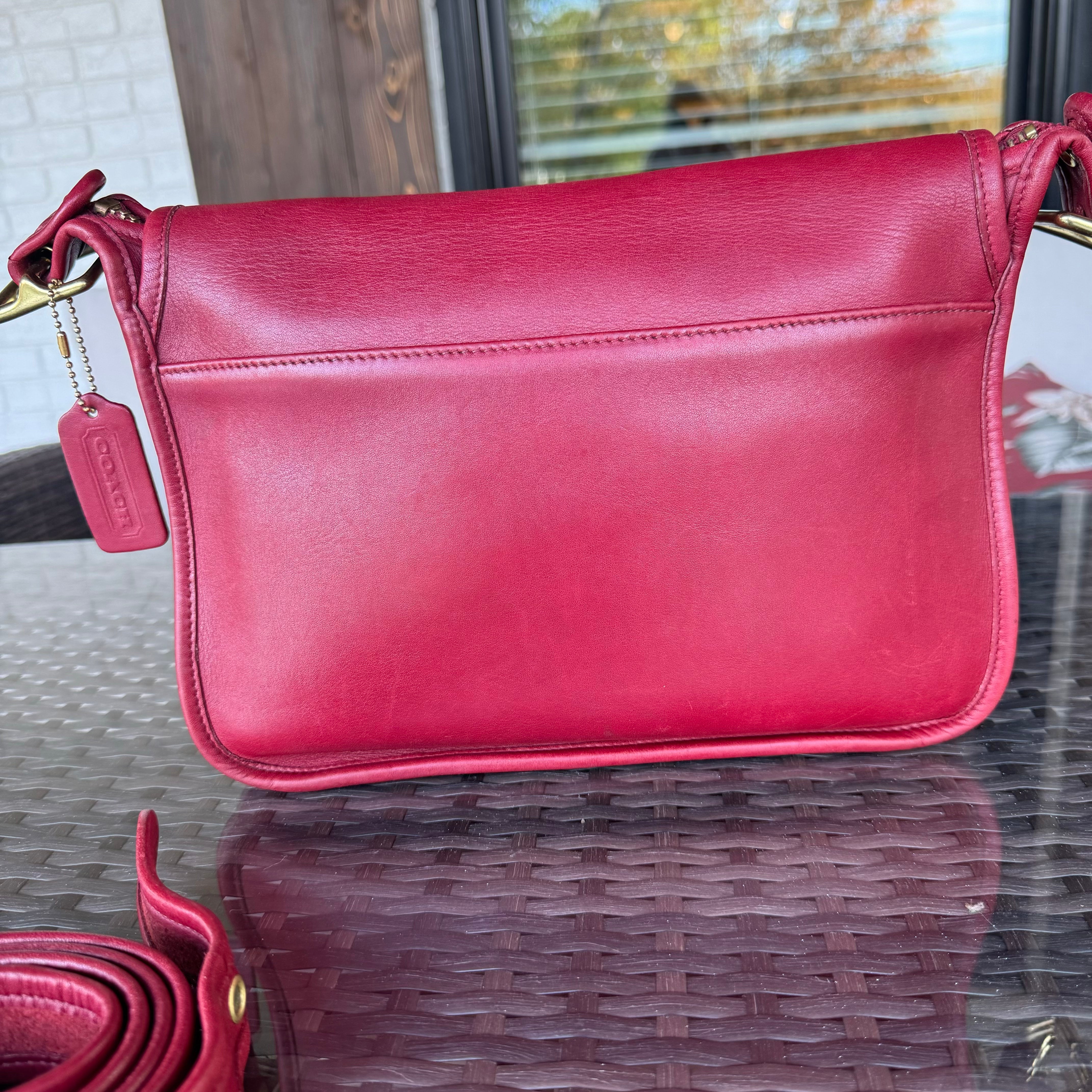 Vintage Coach Red Patricias Legacy 9951
