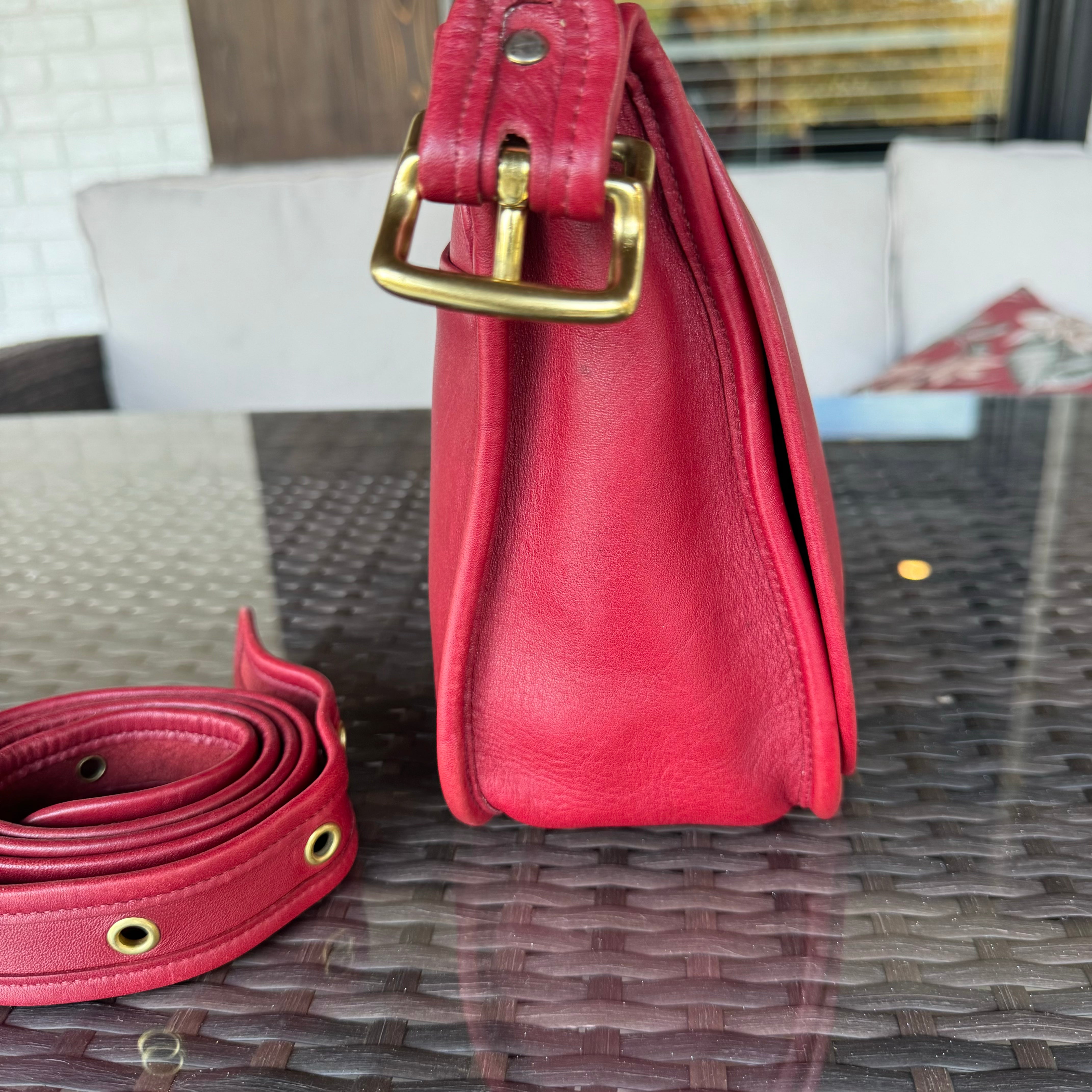 Vintage Coach Red Patricias Legacy 9951