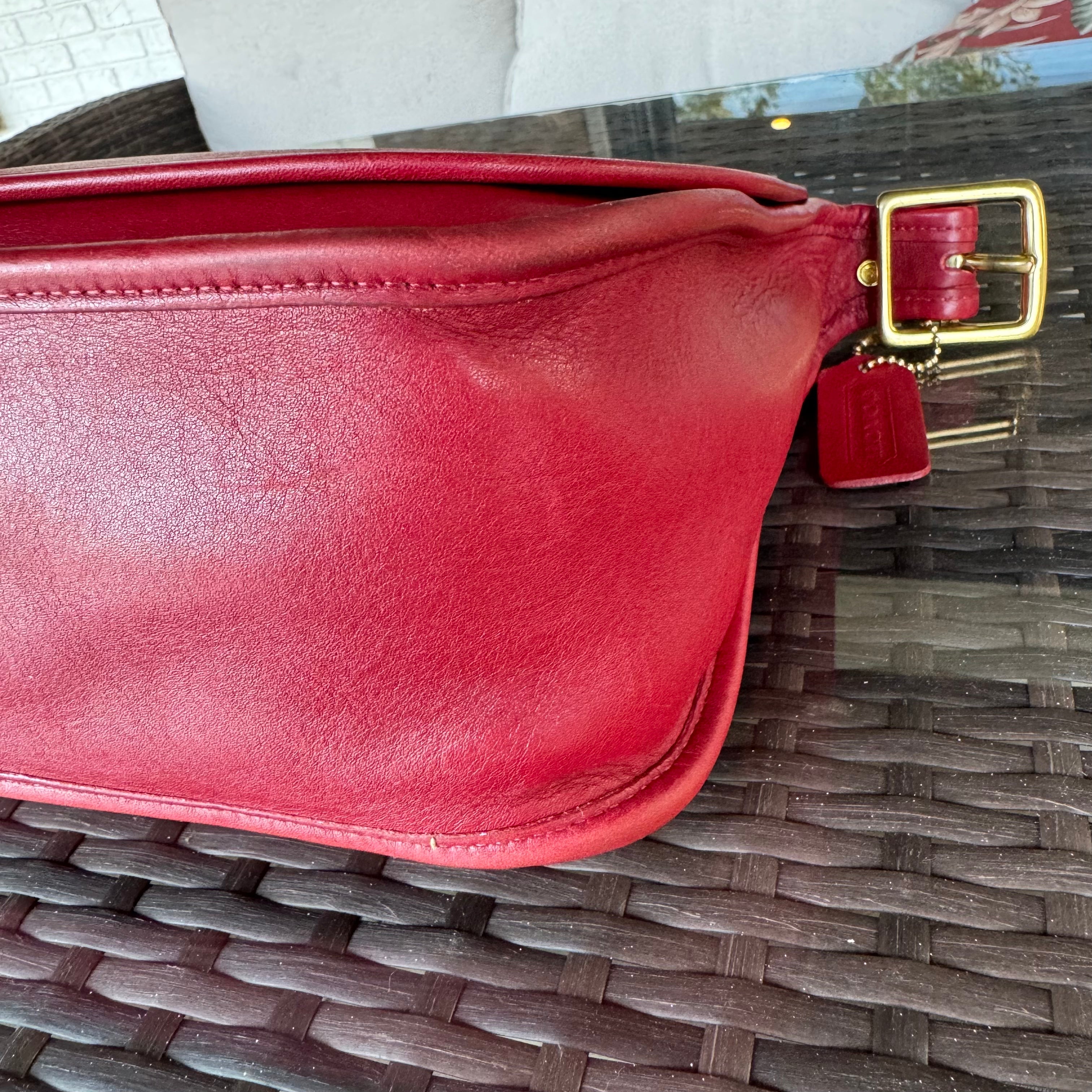 Vintage Coach Red Patricias Legacy 9951