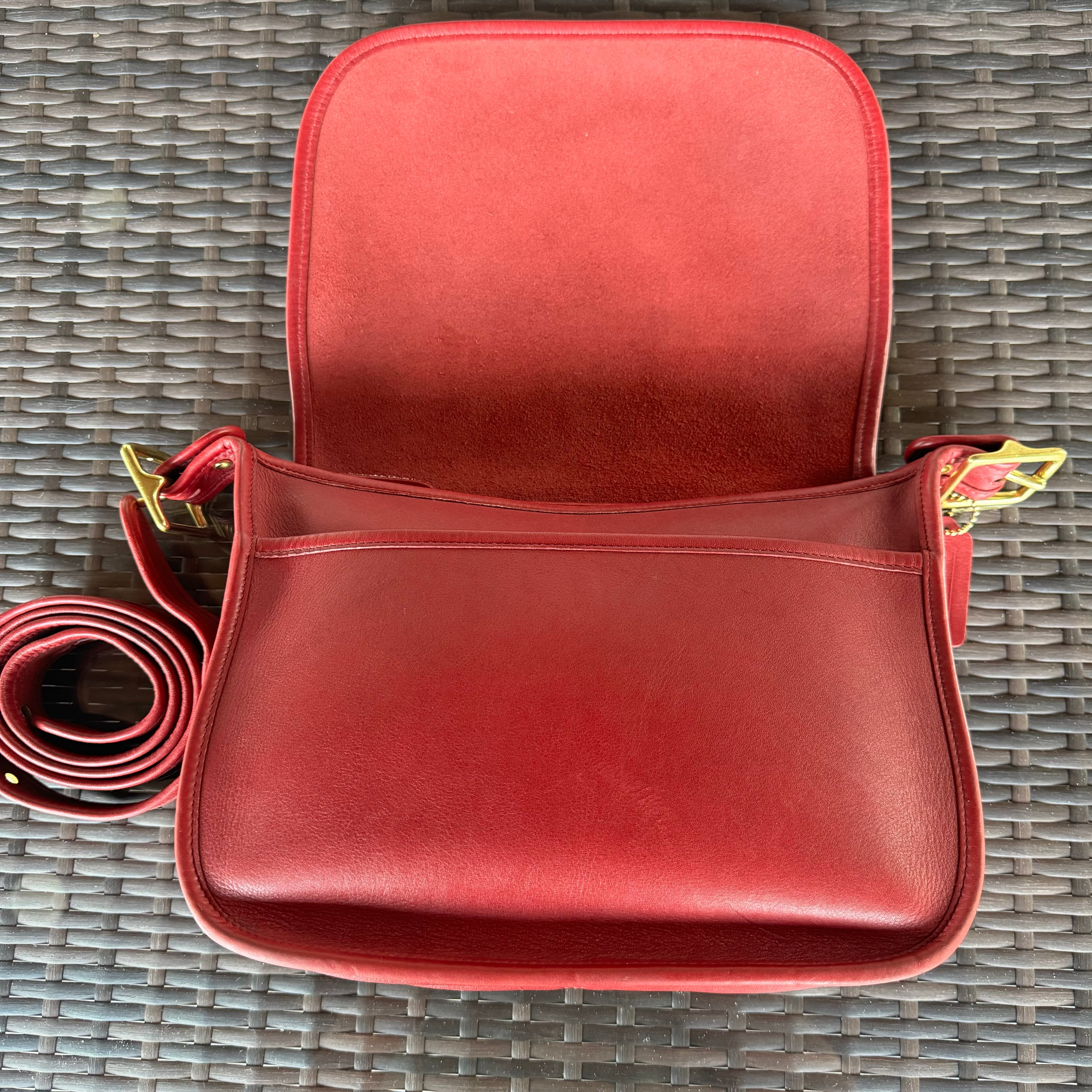 Vintage Coach Red Patricias Legacy 9951
