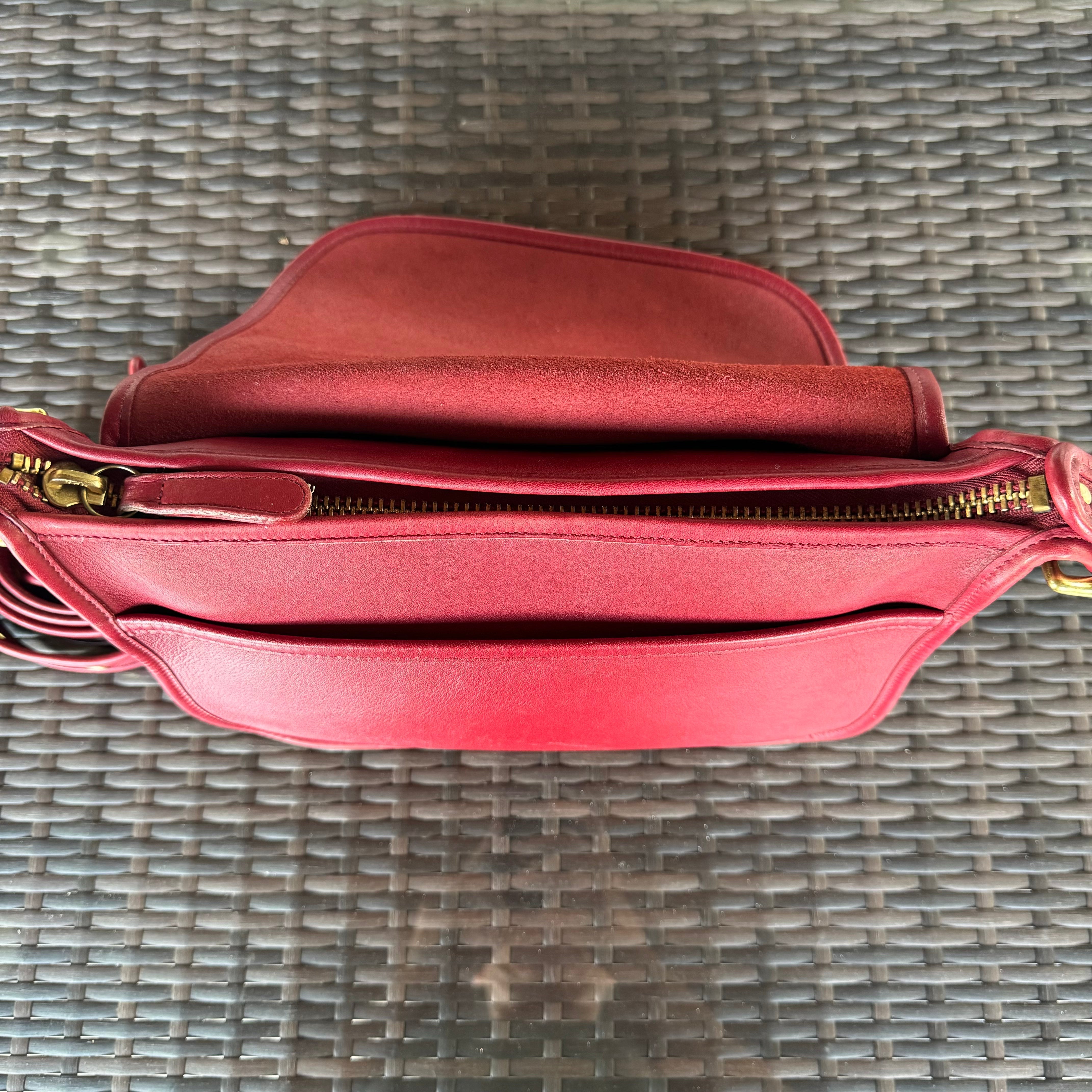 Vintage Coach Red Patricias Legacy 9951