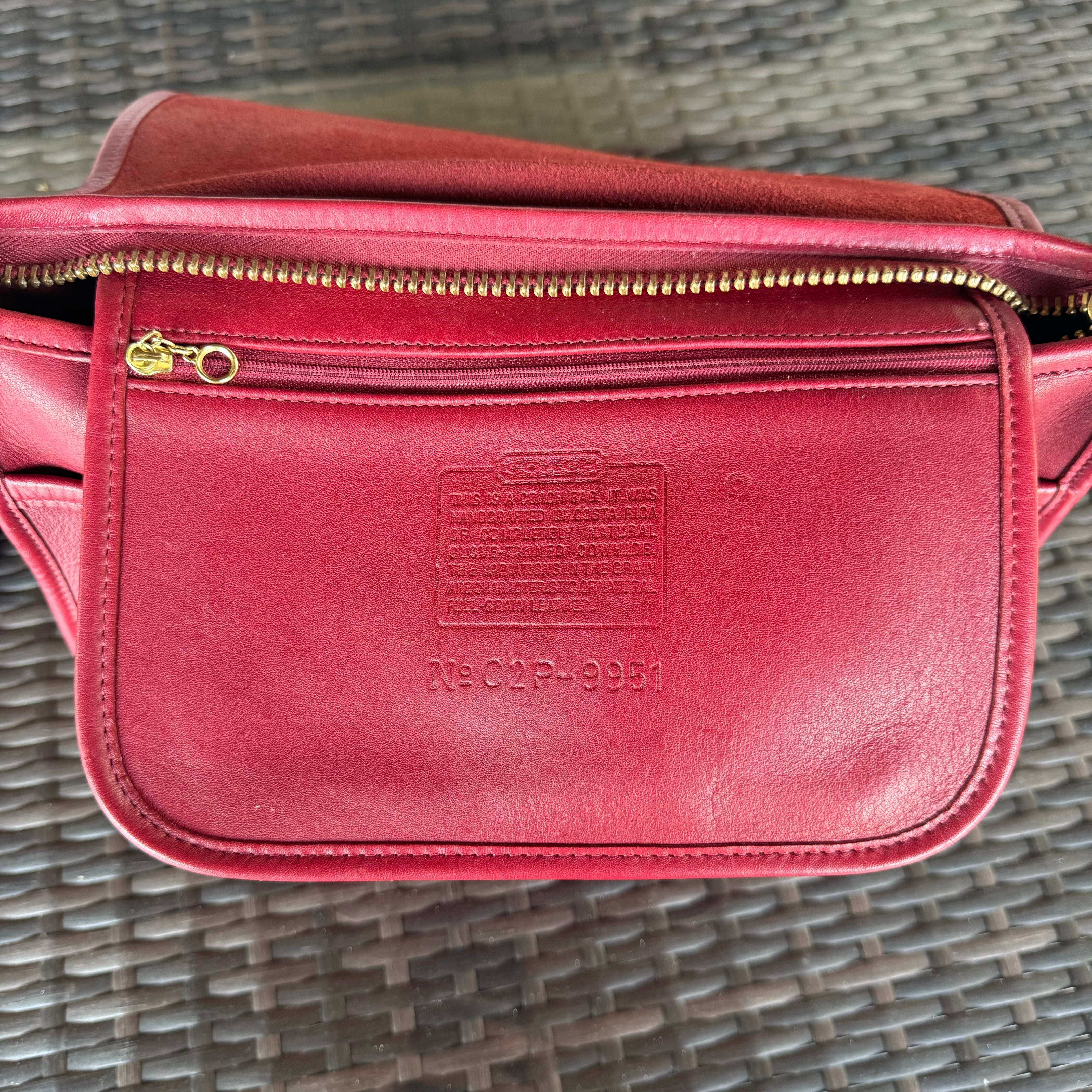 Vintage Coach Red Patricias Legacy 9951