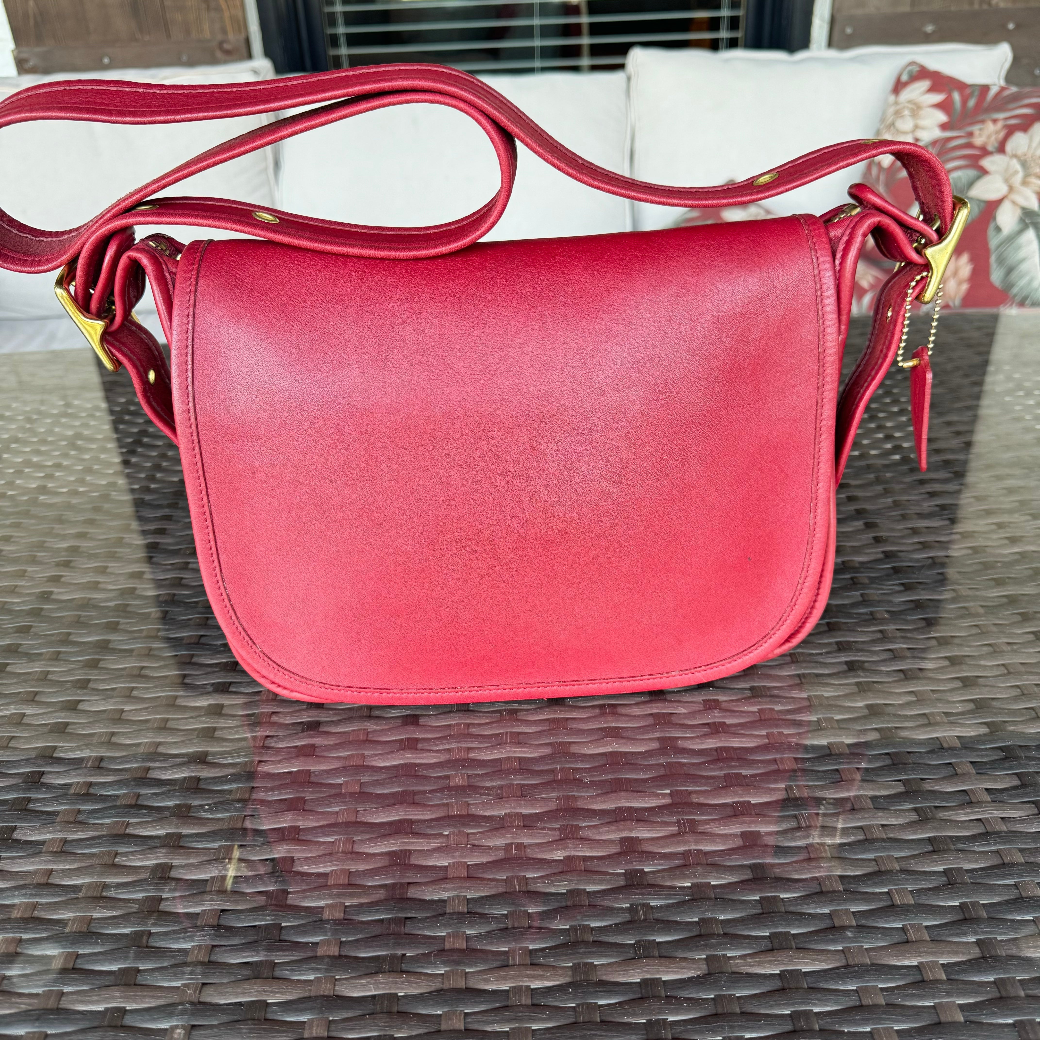 Vintage Coach Red Patricias Legacy 9951