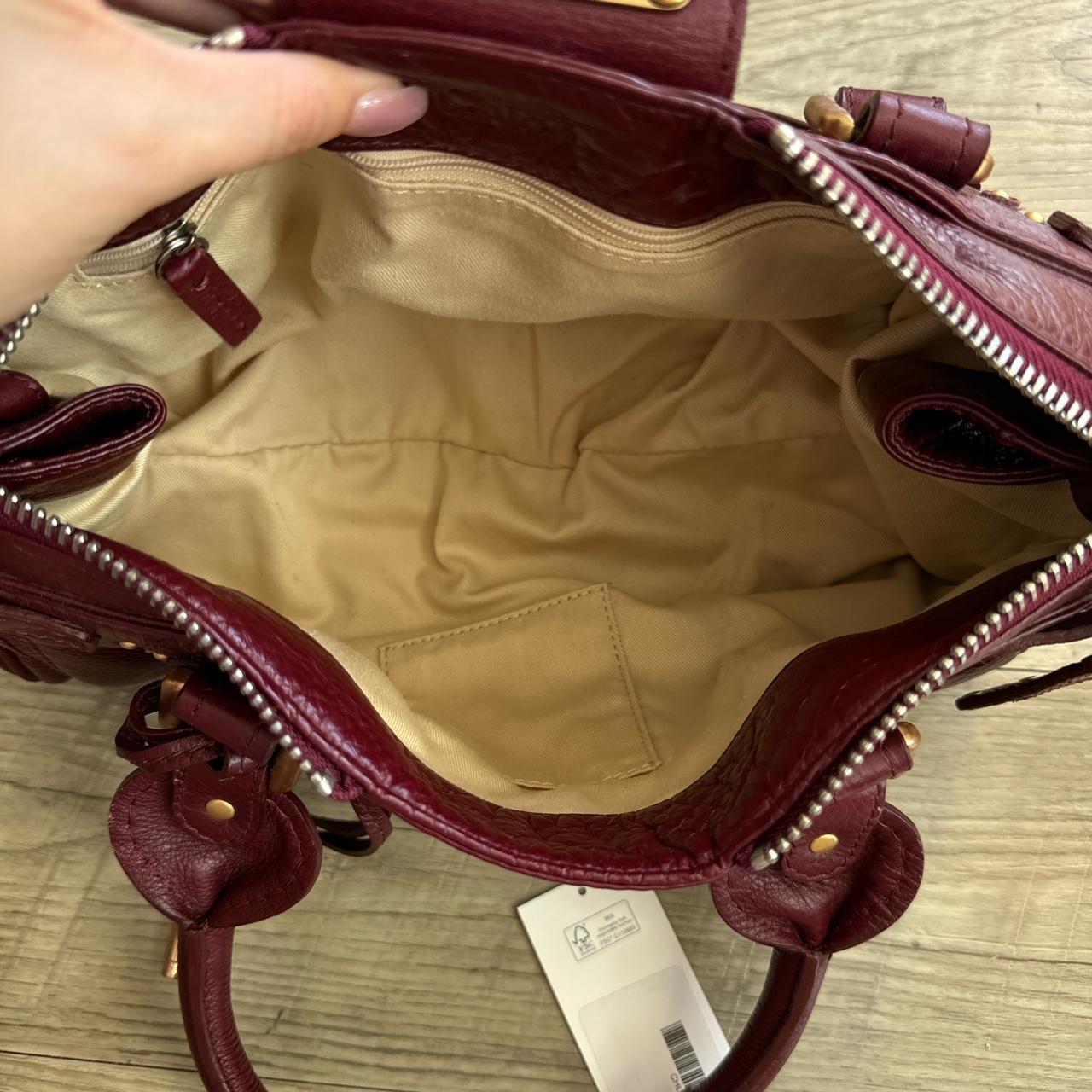 ๐ฅ Authentic Burgundy Chloe paddington leather Preowned ๐ฅ