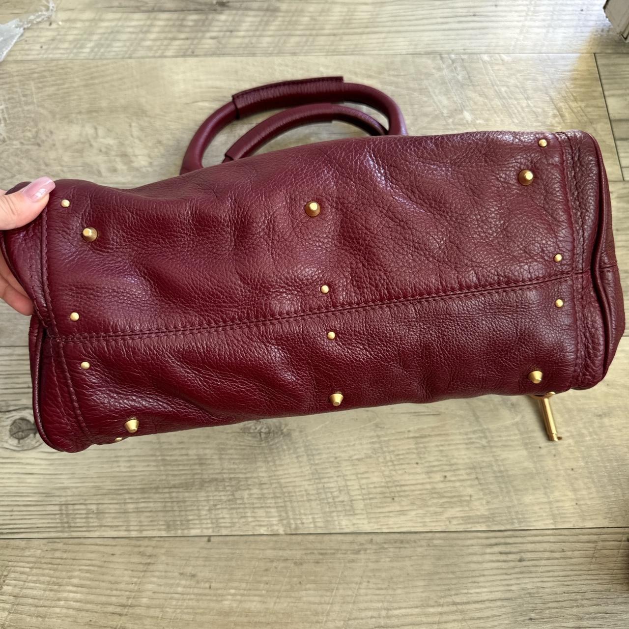 ๐ฅ Authentic Burgundy Chloe paddington leather Preowned ๐ฅ