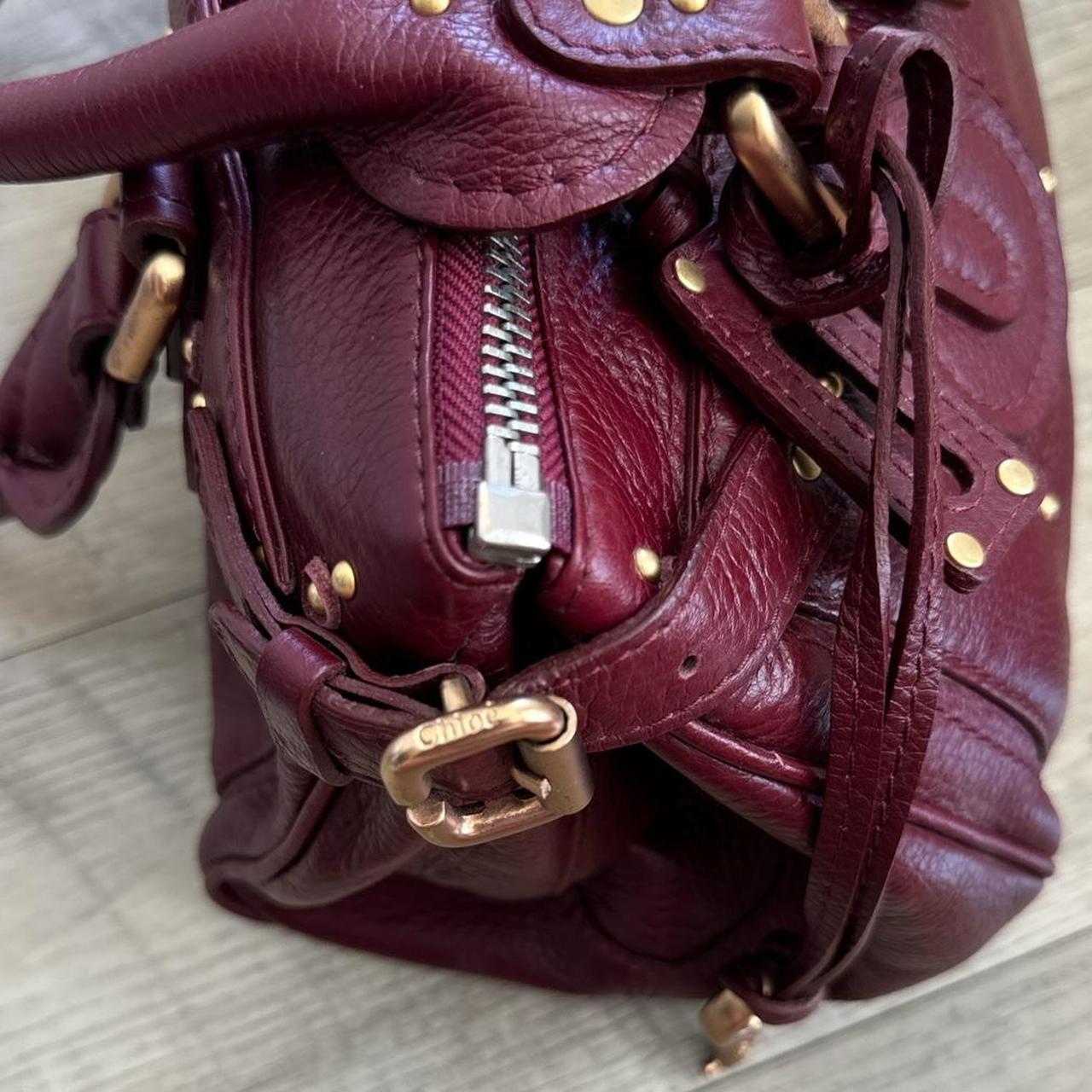 ๐ฅ Authentic Burgundy Chloe paddington leather Preowned ๐ฅ