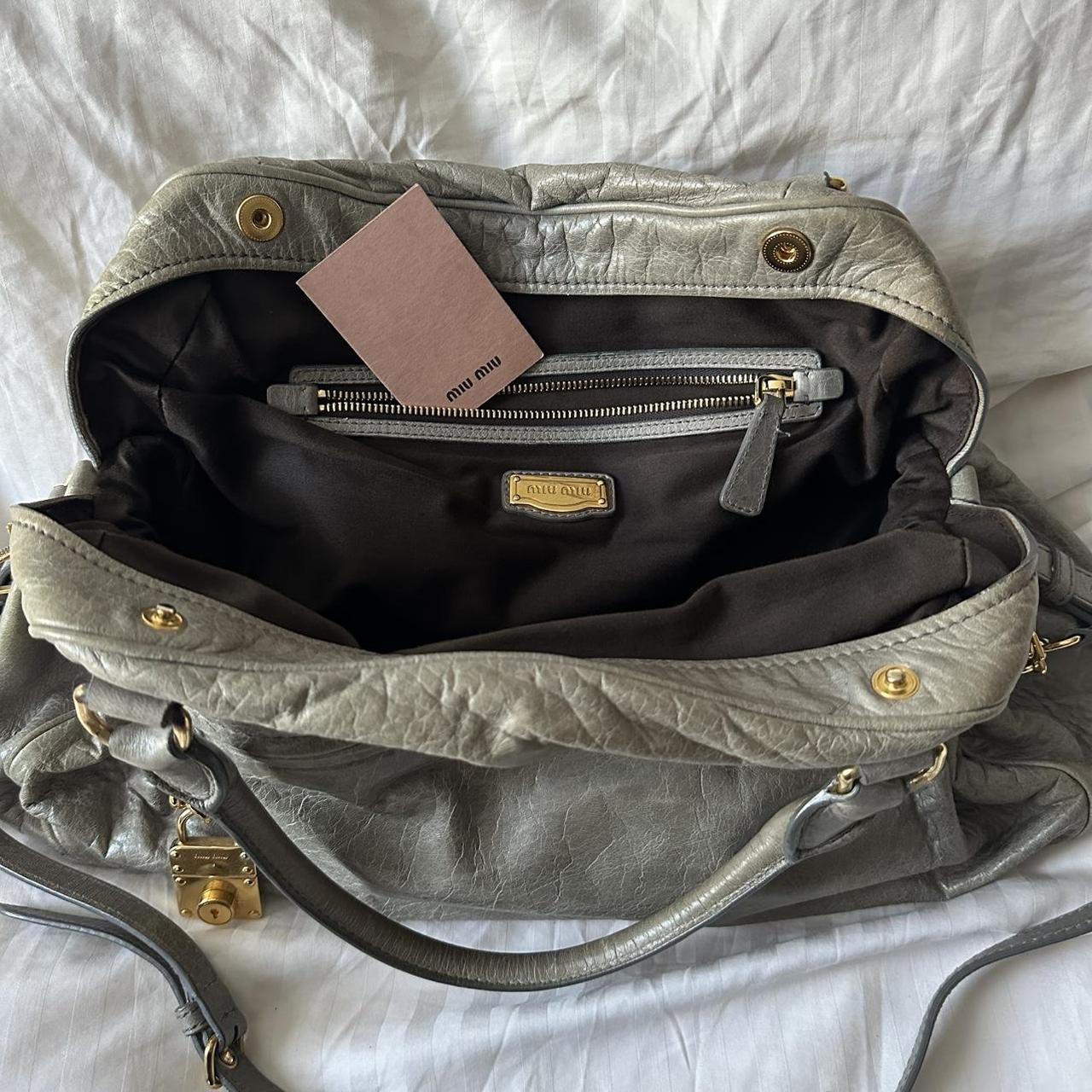 🔥 PreOwned MIU MIU NAPPA LEATHER MINI CHARM BAG 🔥