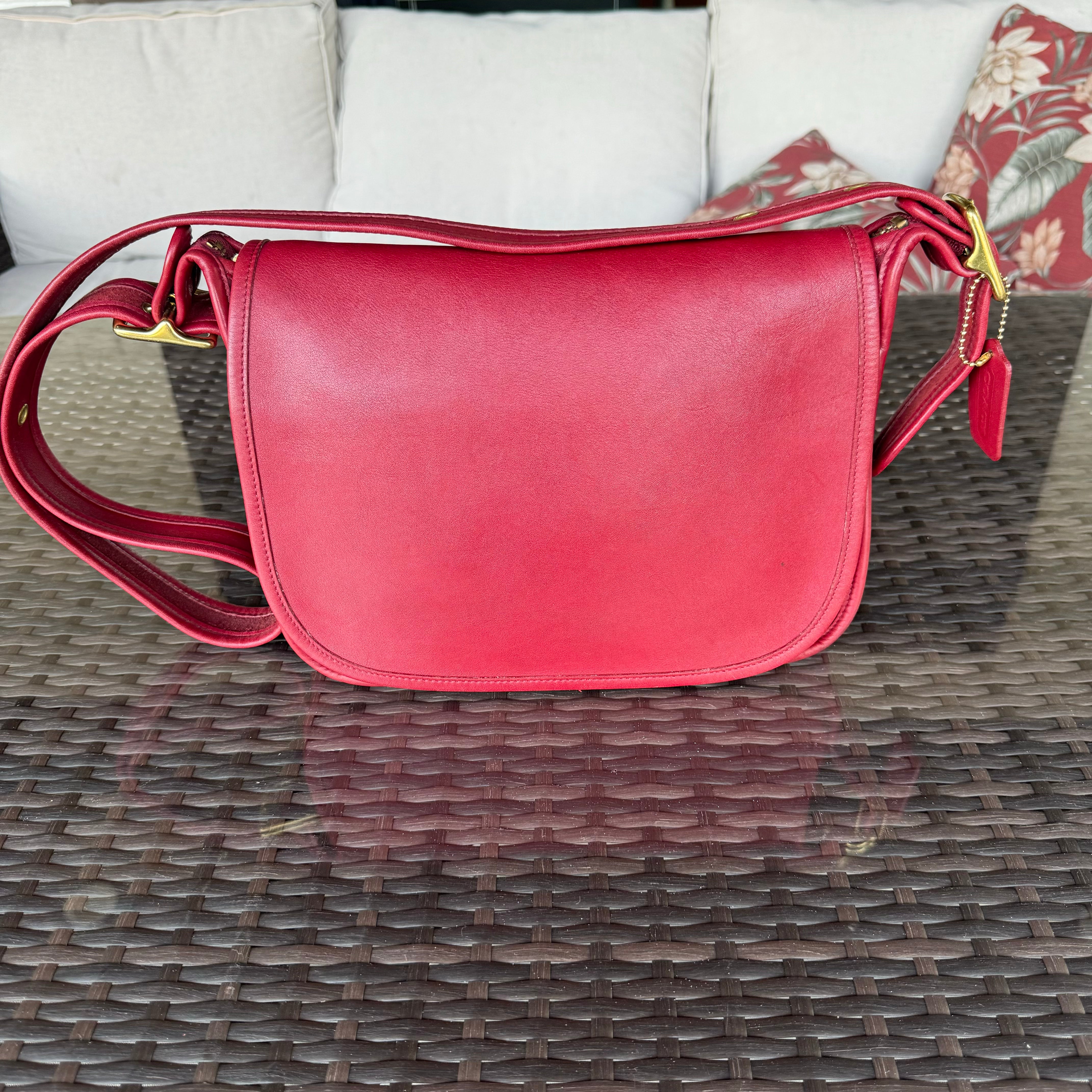 Vintage Coach Red Patricias Legacy 9951
