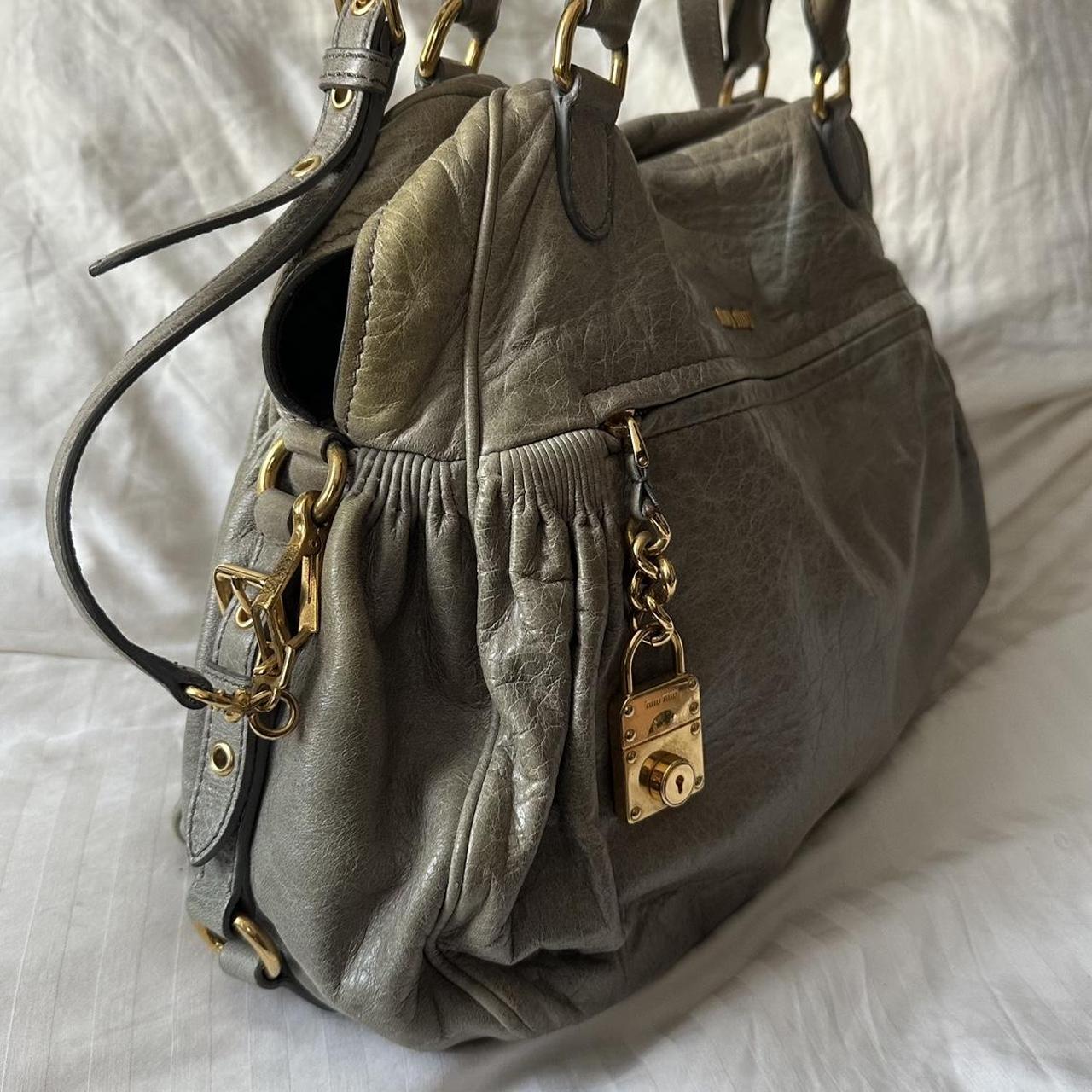 🔥 PreOwned MIU MIU NAPPA LEATHER MINI CHARM BAG 🔥