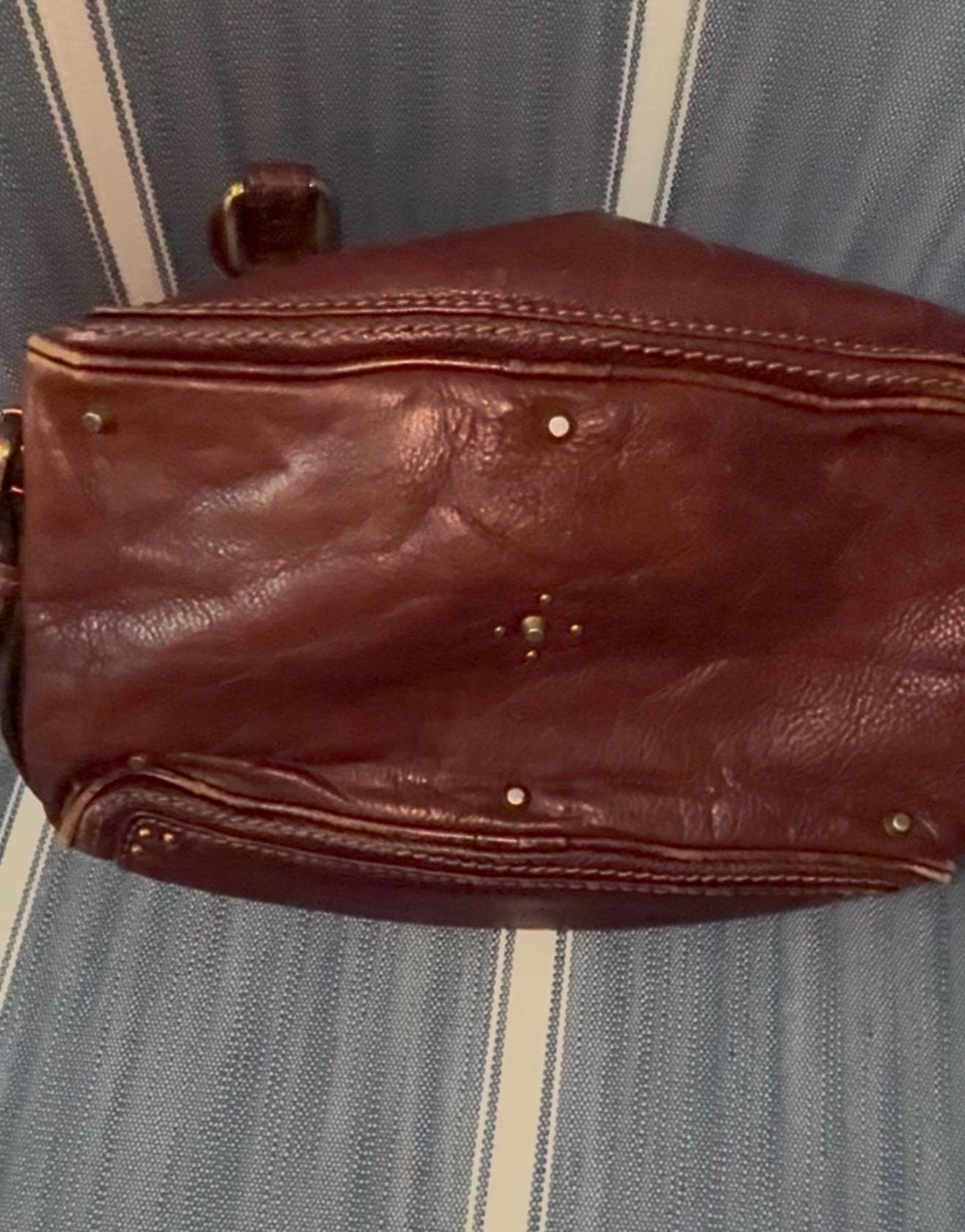 Chloe Paddington Mini Shoulder Handbag Satchel Brown Designer Purse W Pad Lock Original Owner Gift For Her Free Shipping