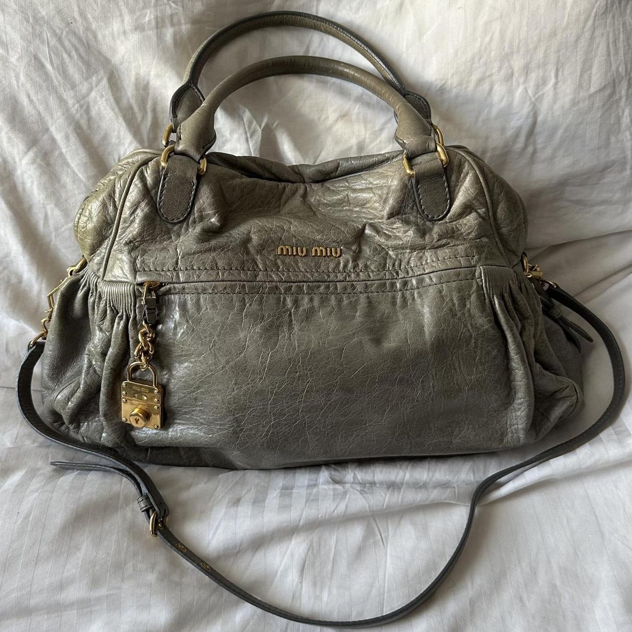 🔥 PreOwned MIU MIU NAPPA LEATHER MINI CHARM BAG 🔥