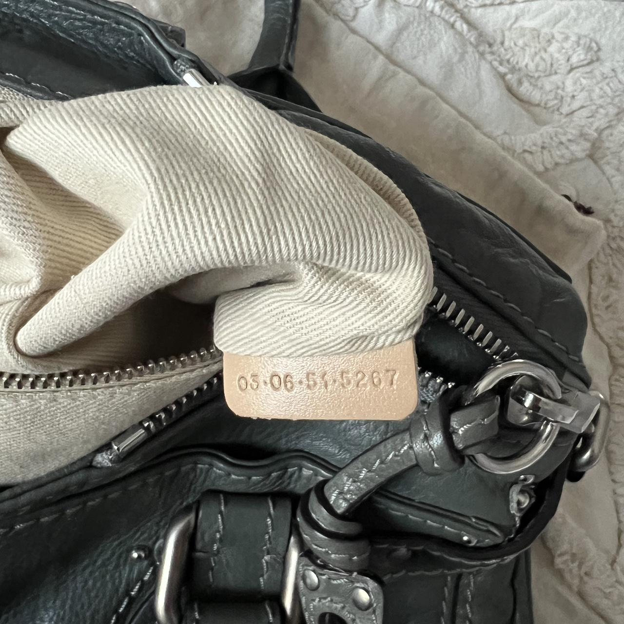 Authentic Green Chloe Paddington Bag With Silver Hardware