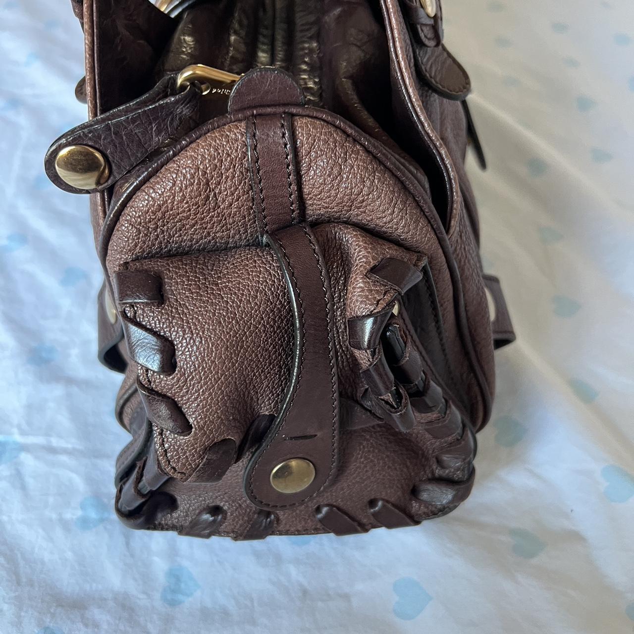 Authentic Brown Chloe Silverado Bag With Gold Hardware