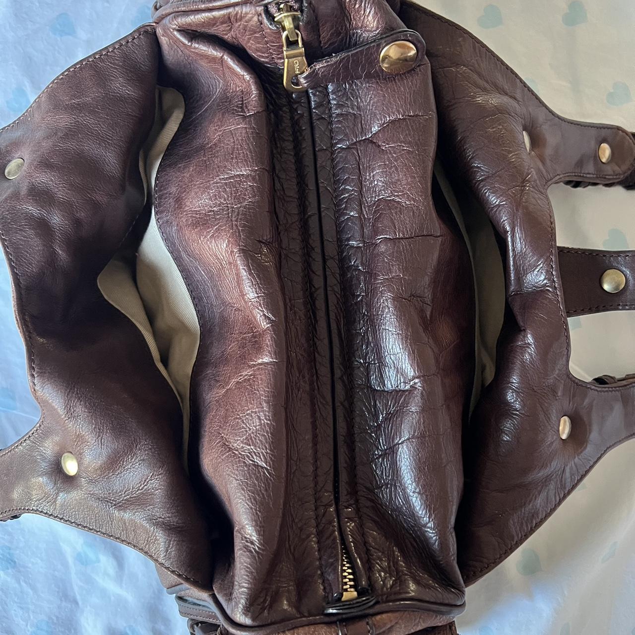 Authentic Brown Chloe Silverado Bag With Gold Hardware