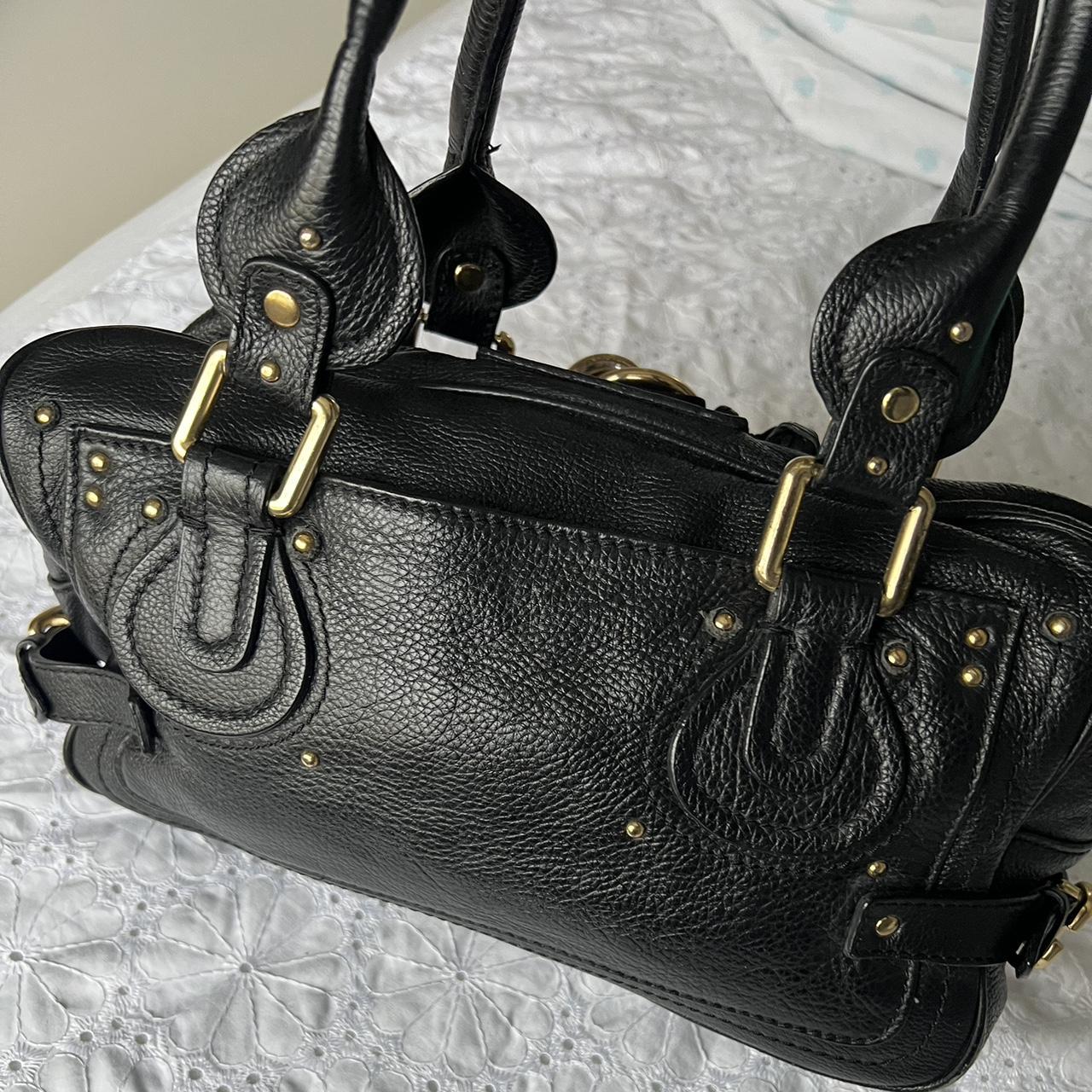 Gorgeous Authentic Black Mini Chloe Paddington With Gold Hardware