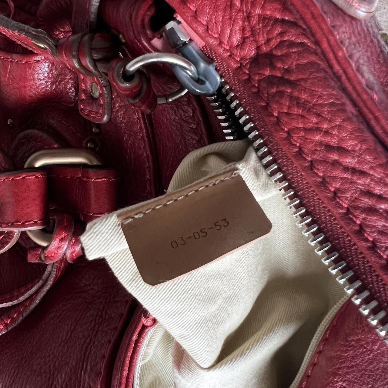Gorgeous Red Chloe Paddington Bag With Gold Hardware