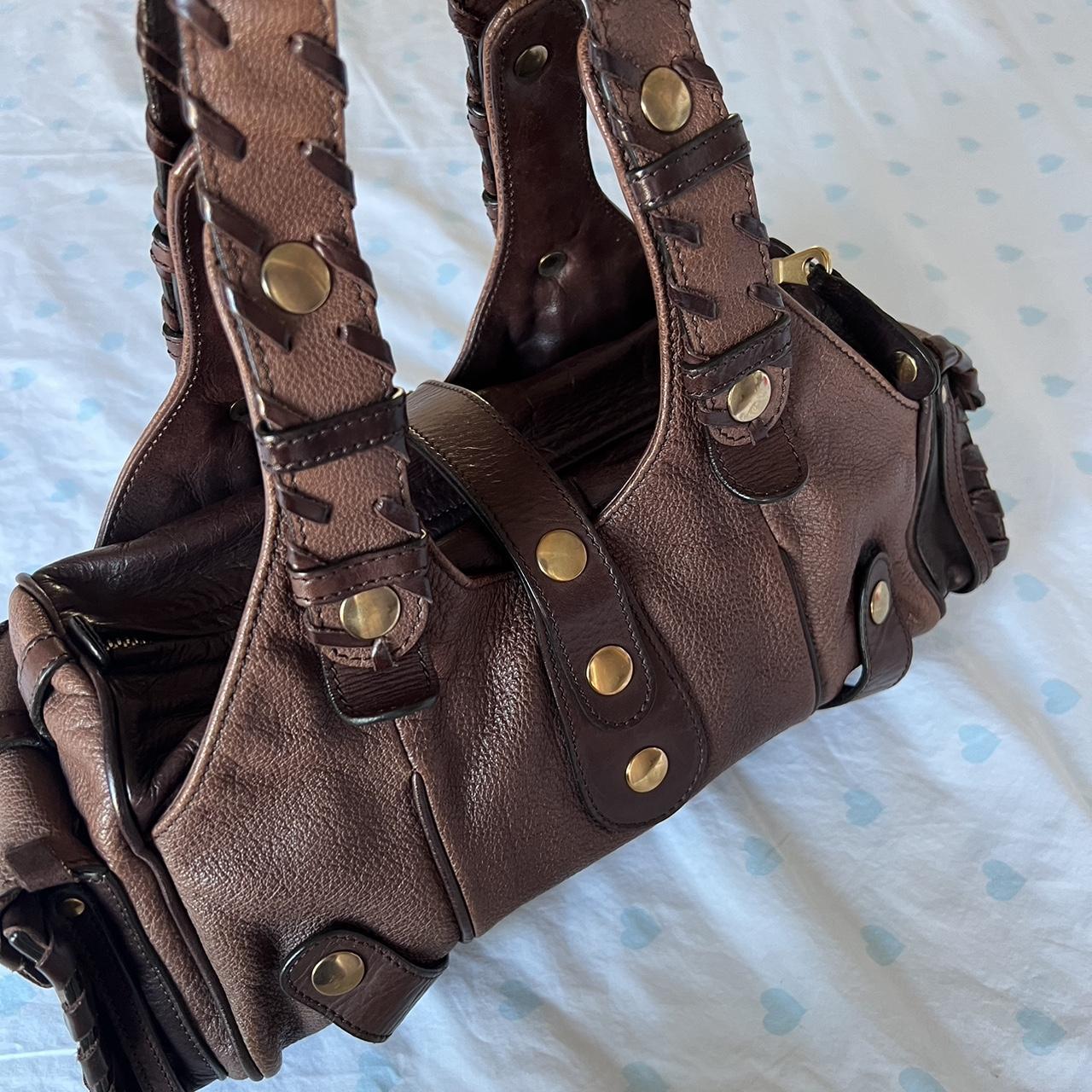 Authentic Brown Chloe Silverado Bag With Gold Hardware